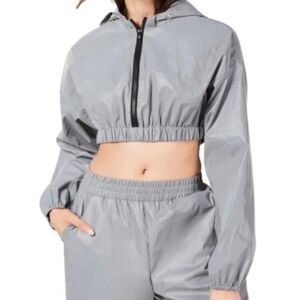 Waisted Cropped  Hoodie